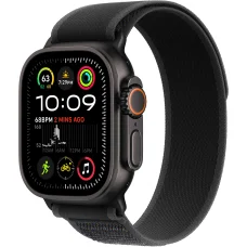 Apple Watch Ultra 2 49mm Black Titanium Case with Black Trail Loop S/M 2024